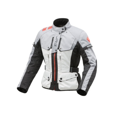 T-UR Waypoint Hydroscud Lady 3-Layer Adventure Jacket Ice/Light Grey