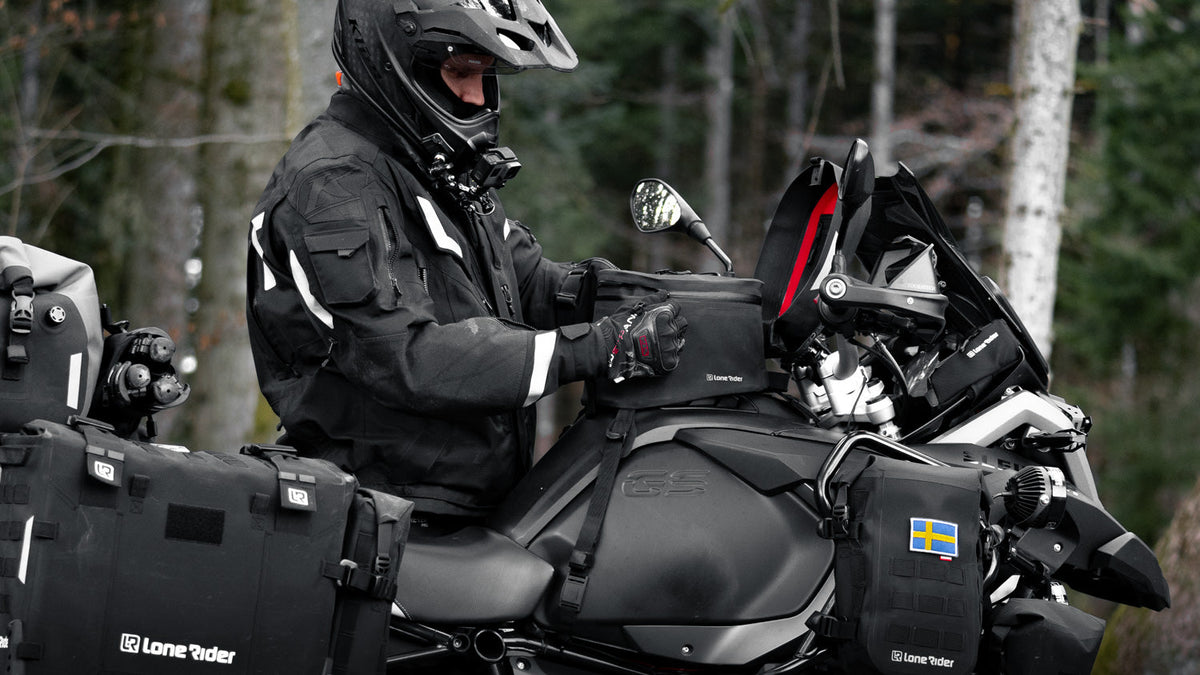 Lone Rider Ranger Tank Bag, side view