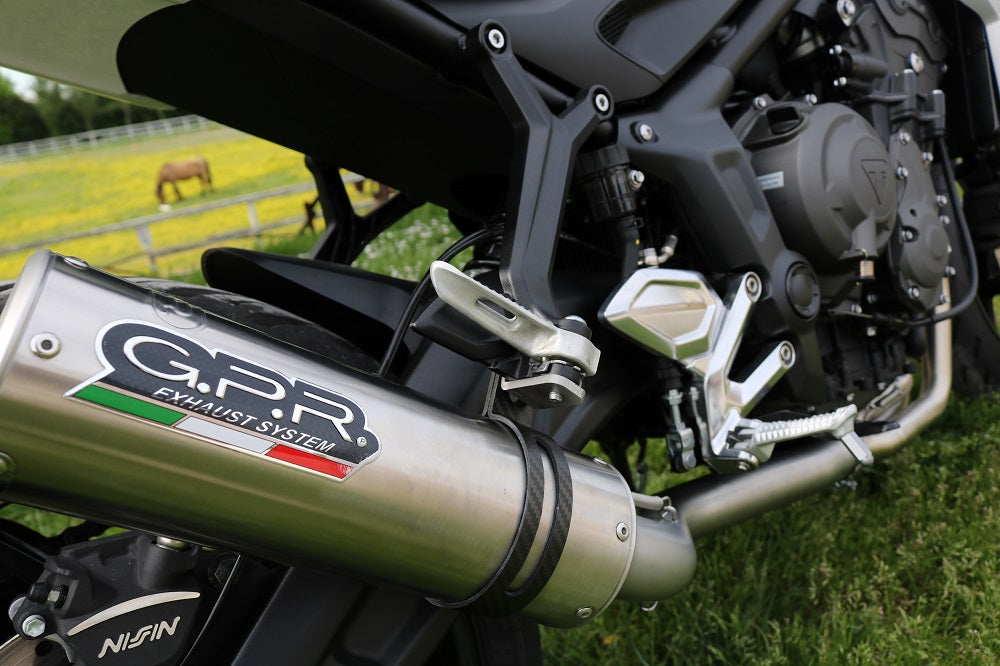 GPR M3 Titanium Natural Exhaust – Triumph Trident 660 2021/2024 e5 2021/2024 – image 11