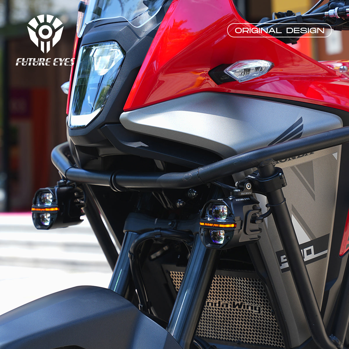 Future Eyes Galaxy X80 Motorcycle Auxiliary Spotlights (Pair)