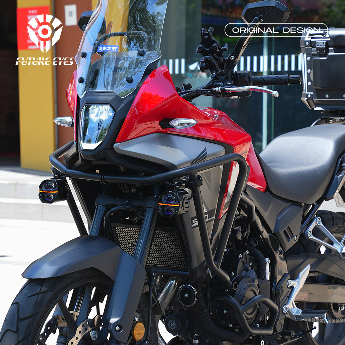 Future Eyes Galaxy X80 Motorcycle Auxiliary Spotlights (Pair)