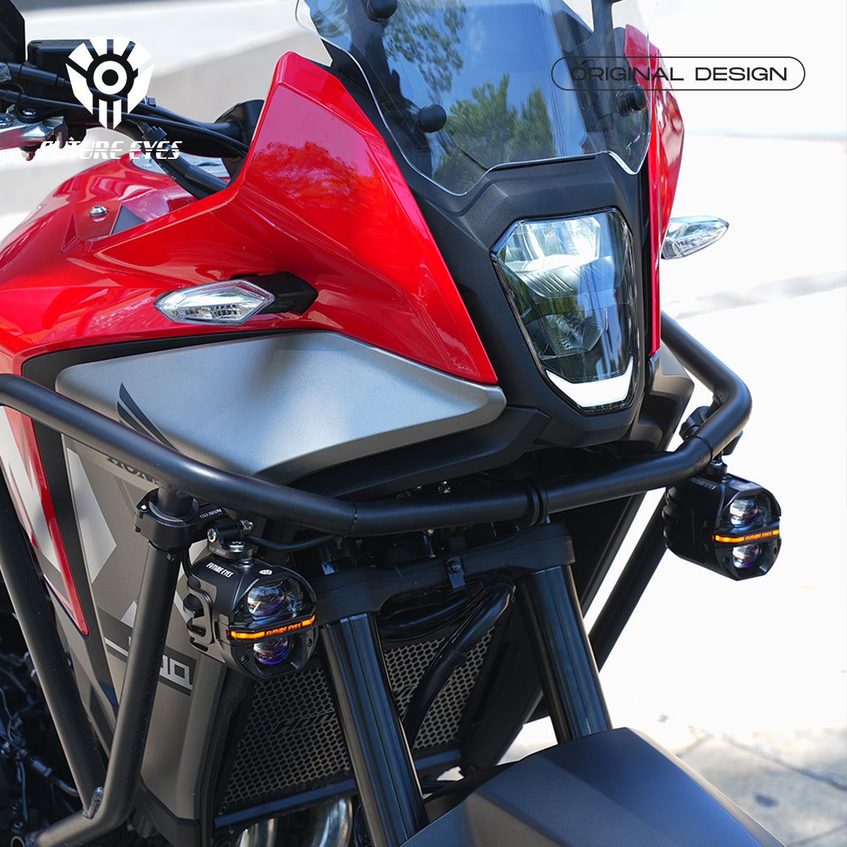 Future Eyes Galaxy X80 Motorcycle Auxiliary Spotlights (Pair)