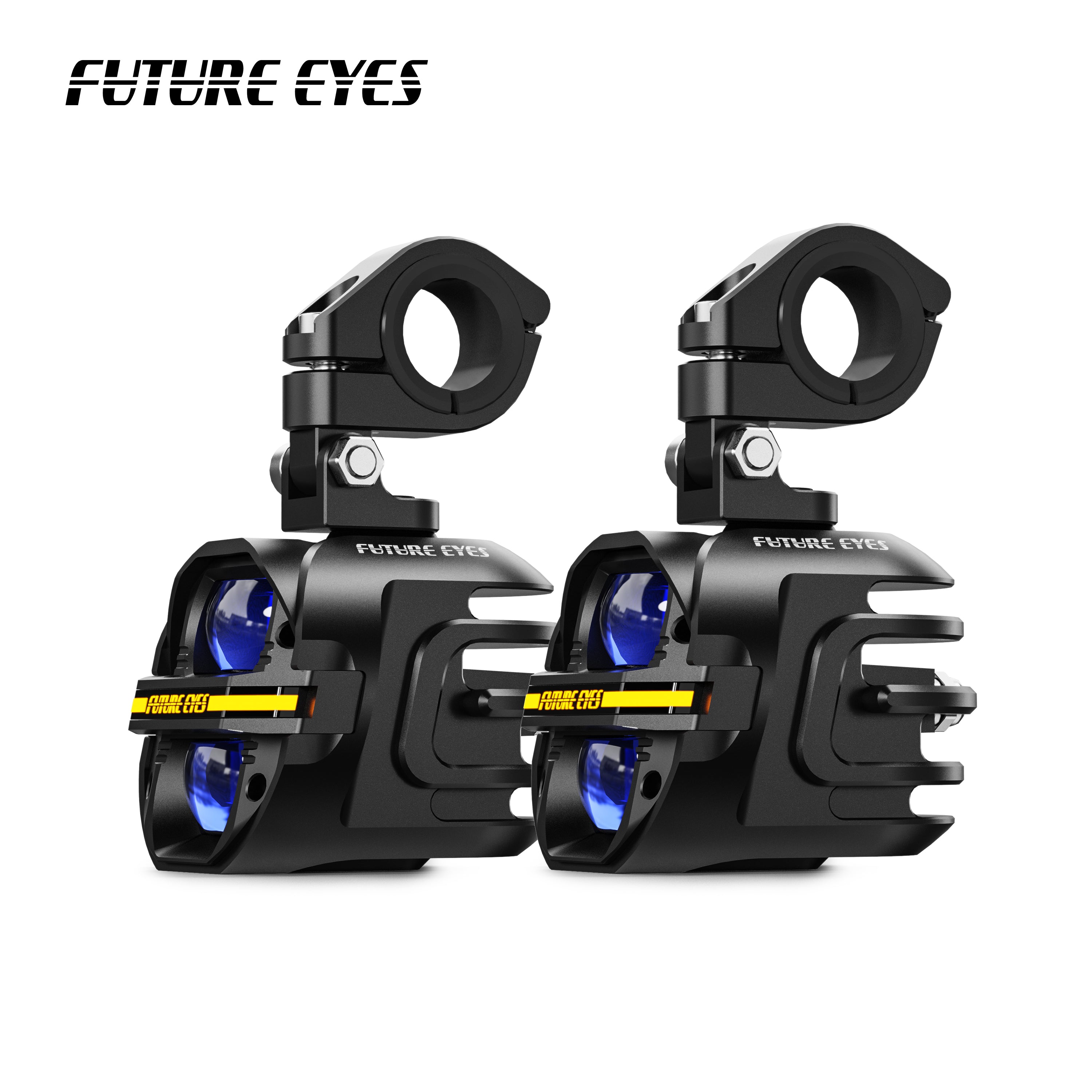 Future Eyes Galaxy X80 Motorcycle Auxiliary Spotlights (Pair)