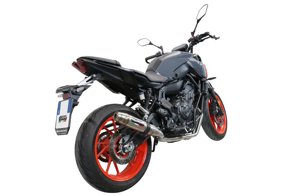 GPR Deeptone Inox Exhaust – Yamaha Mt-07 2021/2024 e5 2021/2024 – image 7