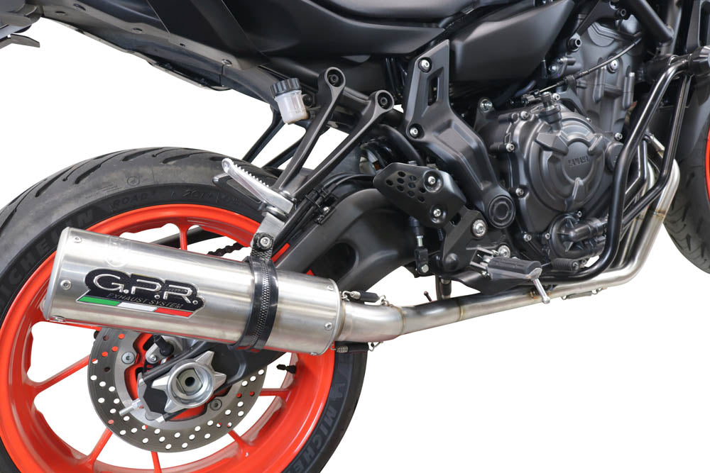 GPR M3 Inox Exhaust – Yamaha Mt-07 2021/2024 e5 2021/2024 – image 8