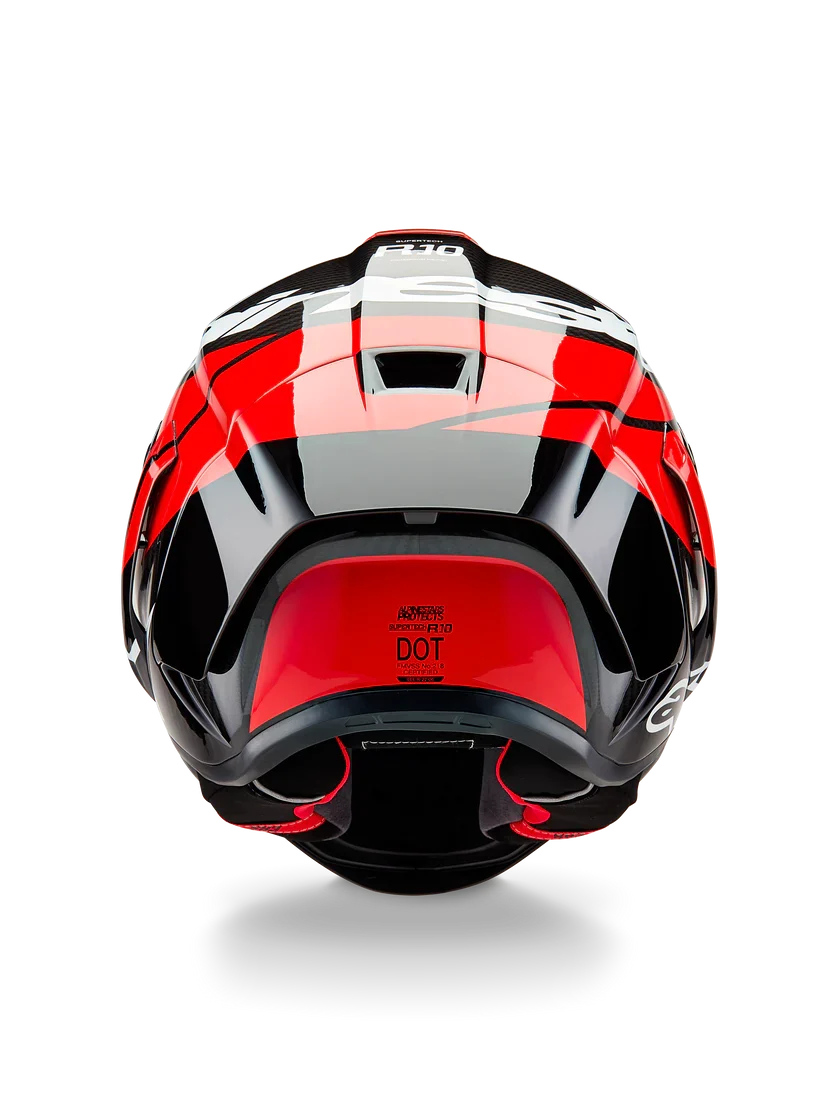Alpinestars Supertech R10 Element Helmet, rear view