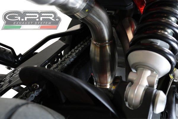 GPR De-Cat Pipe Exhaust – Aprilia Dorsoduro 900 2017/2020 e4 2017/2020