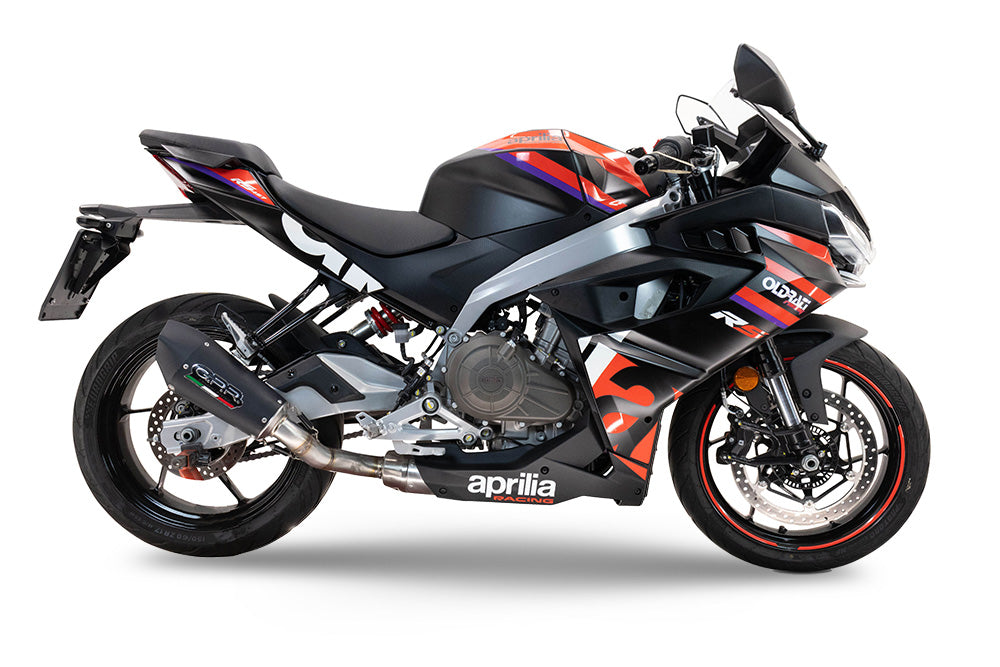 GPR New Grand Prix Evo Black Titanium Exhaust – Aprilia RS 457 2024/2025 2024/2025 – image 4
