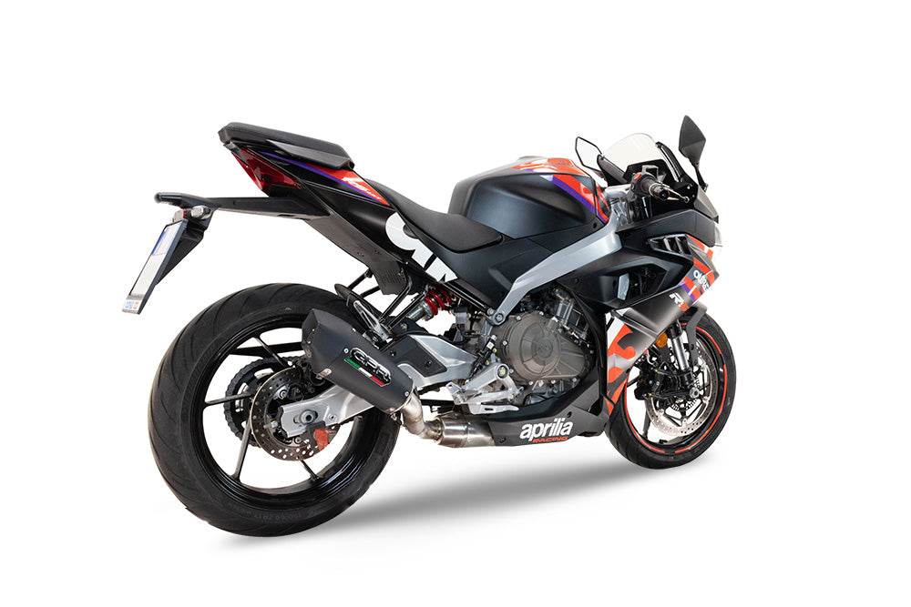 GPR New Grand Prix Evo Black Titanium Exhaust – Aprilia RS 457 2024/2025 2024/2025 – image 5