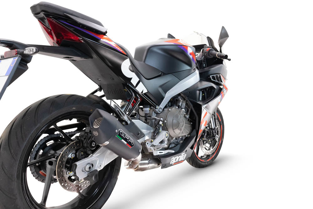 GPR New Grand Prix Evo Black Titanium Exhaust – Aprilia RS 457 2024/2025 2024/2025 – image 6