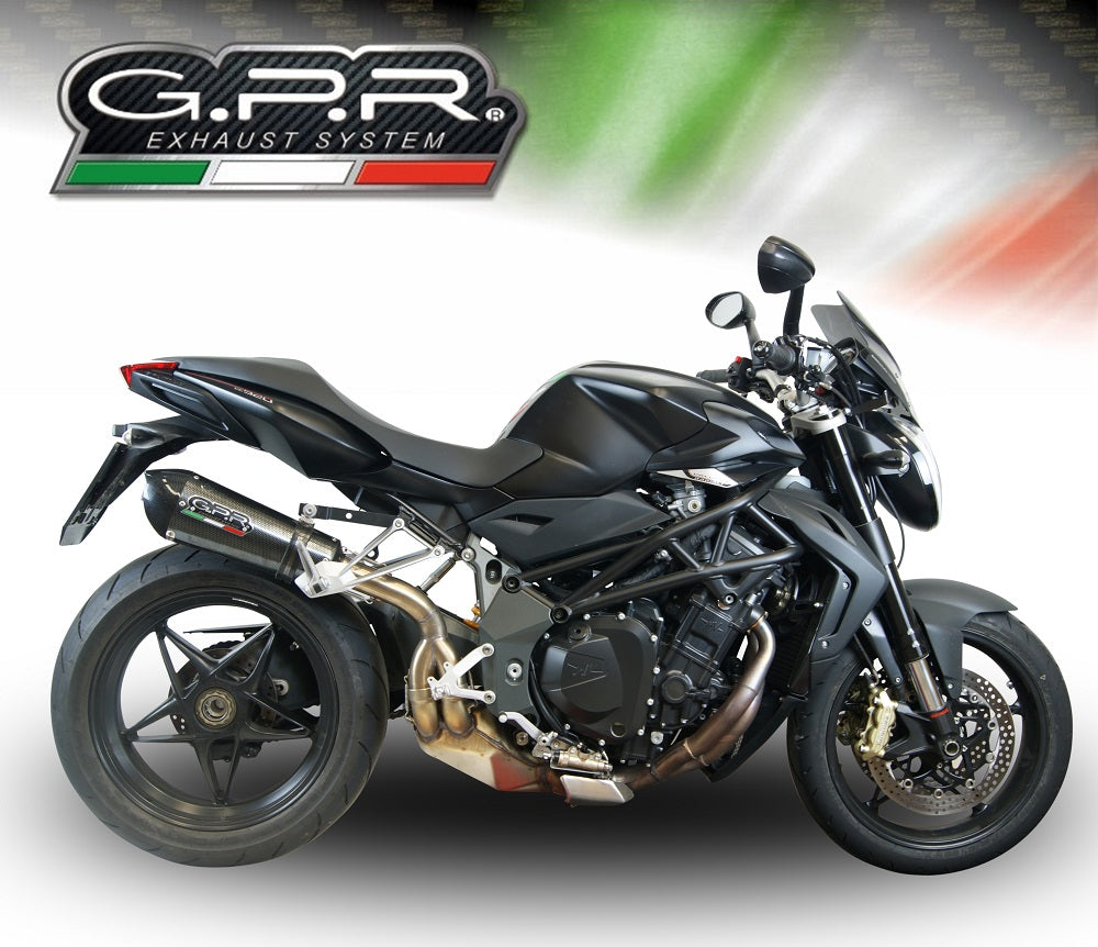 GPR New Grand Prix Evo Poppy Exhaust – Mv Agusta Brutale 1090 R-Rr 2010/2016 2010/2016 – image 4