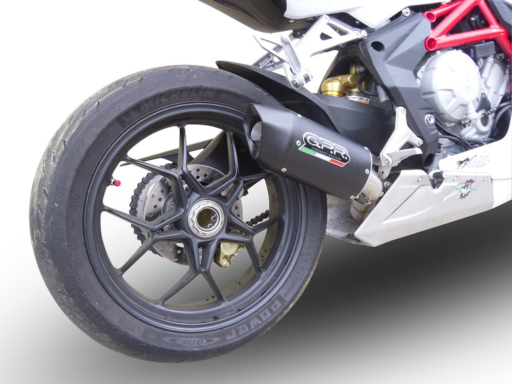 GPR Furore Nero Exhaust – Mv Agusta Brutale 675 2012/15 2012/2015 – image 7