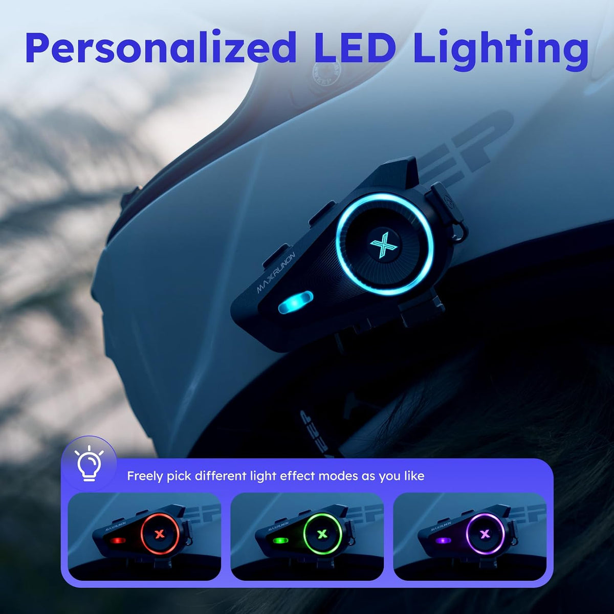 D10 intercom customisable LED lighting