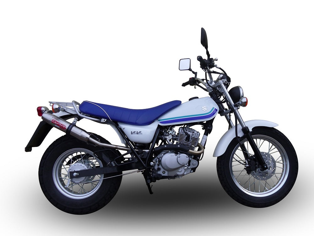 GPR Deeptone Inox Exhaust – Suzuki Rv 125 Van Van 2003/17 e3 2003/2017 – image 6