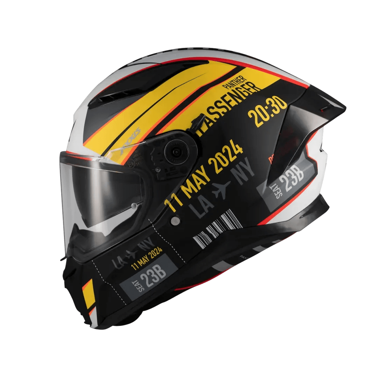 AXXIS Panther SV Passenger B3 Matt Motorcycle Helmet