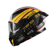 AXXIS Panther SV Passenger B3 Matt Motorcycle Helmet