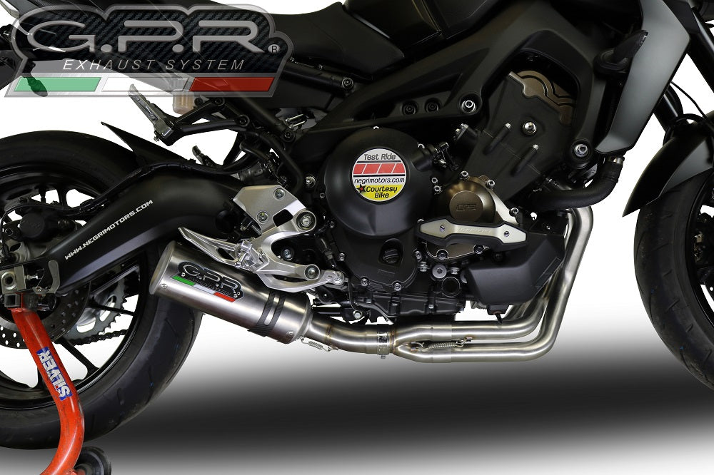 GPR M3 Inox Exhaust – Yamaha Mt-09 2017/2020 e4 2017/2020 – image 5