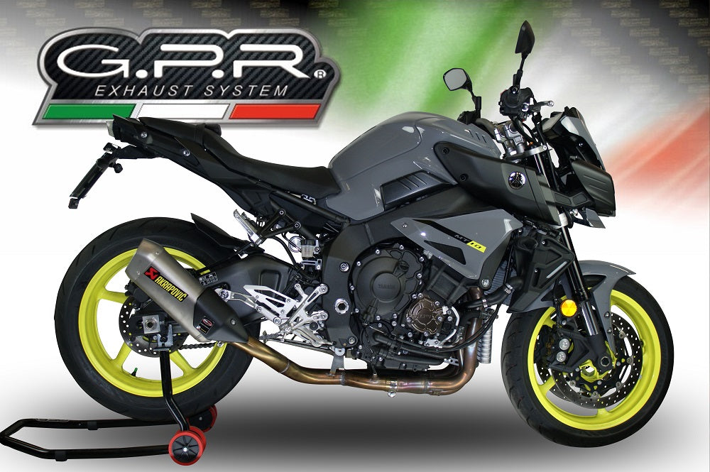 GPR De-Cat Pipe Exhaust – Yamaha Mt-10 2016/2024 e4 2016/2024