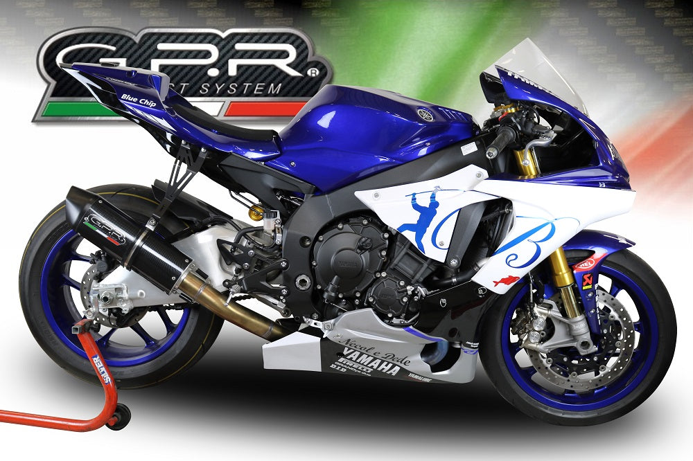 GPR Furore Nero Exhaust – Yamaha Yzf R1/R1-M 2017/2019 e4 2017/2019 – image 5