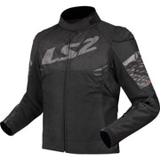 LS2 Apex Lady Waterproof Sport Jacket Black/Dark Grey, motorcycle jacket for naked bike riders in Lebanon
