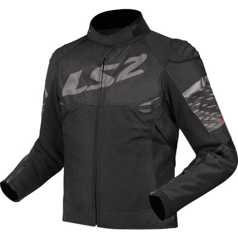 LS2 Apex Lady Waterproof Sport Jacket Black/Dark Grey, motorcycle jacket for naked bike riders in Lebanon