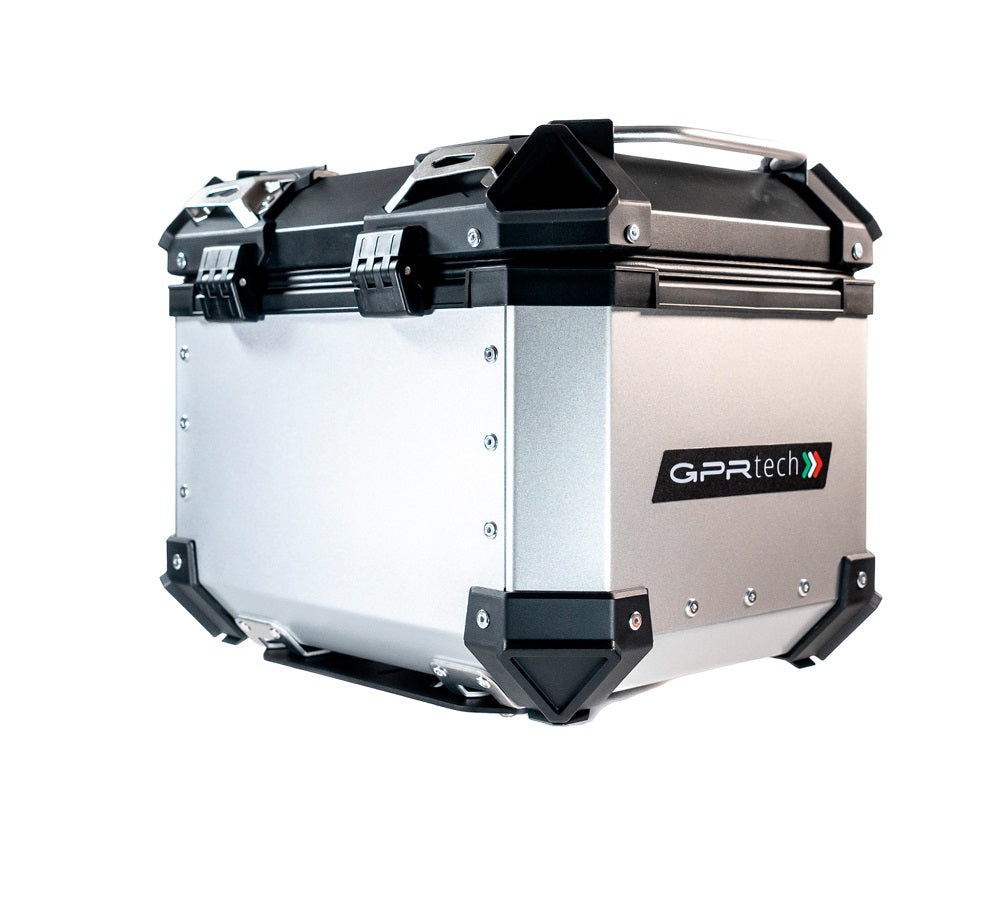 GPR TECH TOP CASE ALPI-TECH 26 LT. SILVER – Premium Aluminum Motorcycle Top Case – image 5