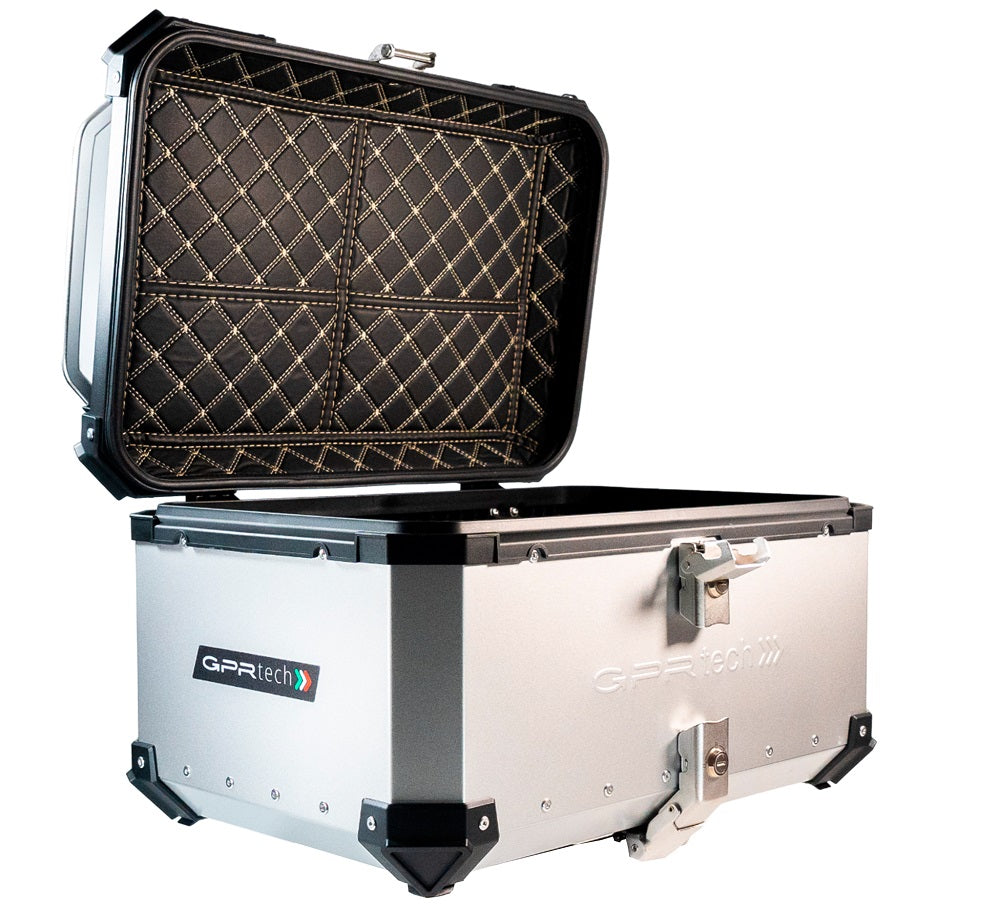 GPR TECH TOP CASE ALPI-TECH 55 LT SILVER – Premium Aluminum Motorcycle Top Case – image 8