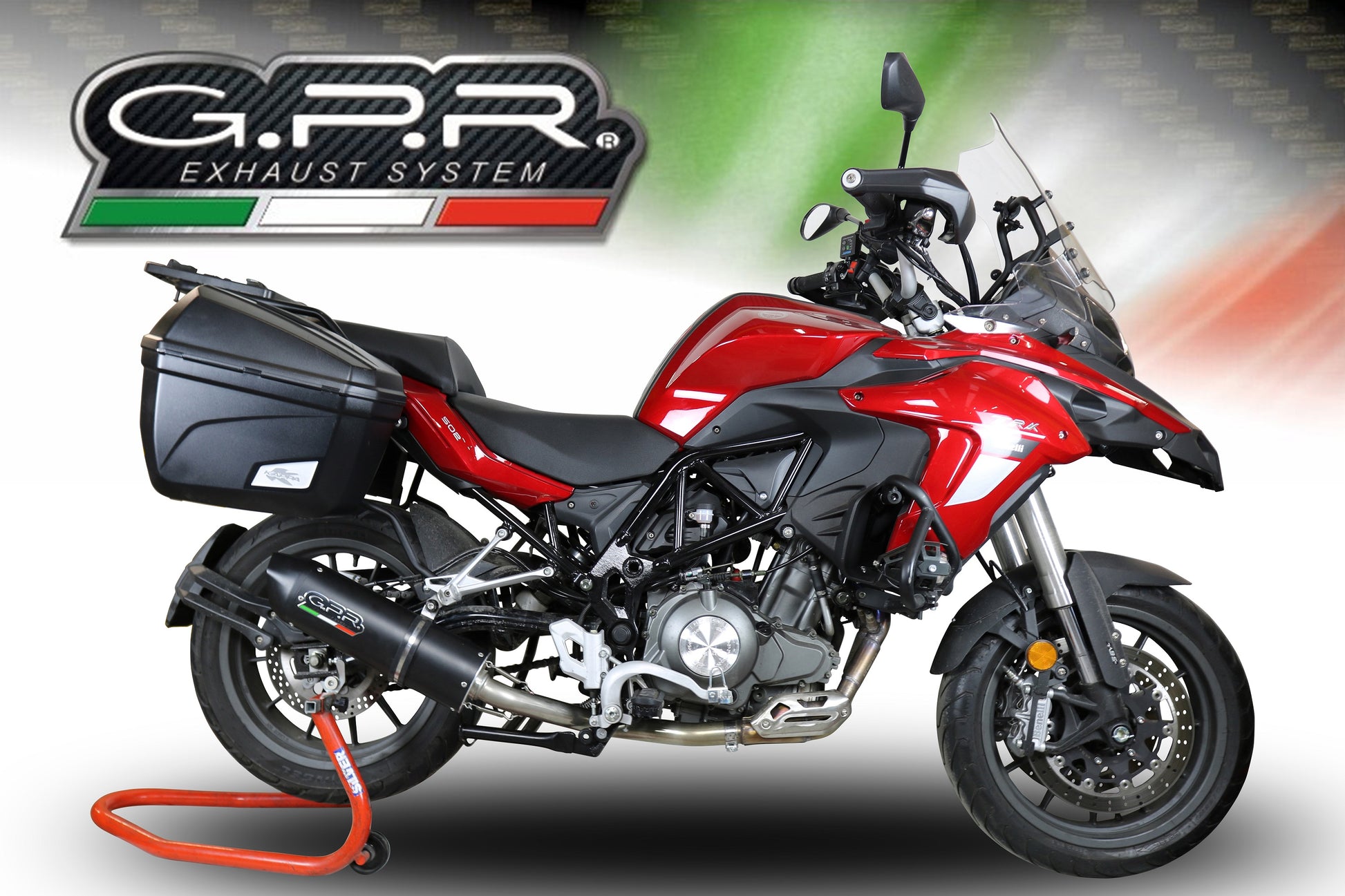 GPR Furore Evo4 Nero Exhaust – Benelli Trk 502 2017/2020 e4 2017/2020 – image 6