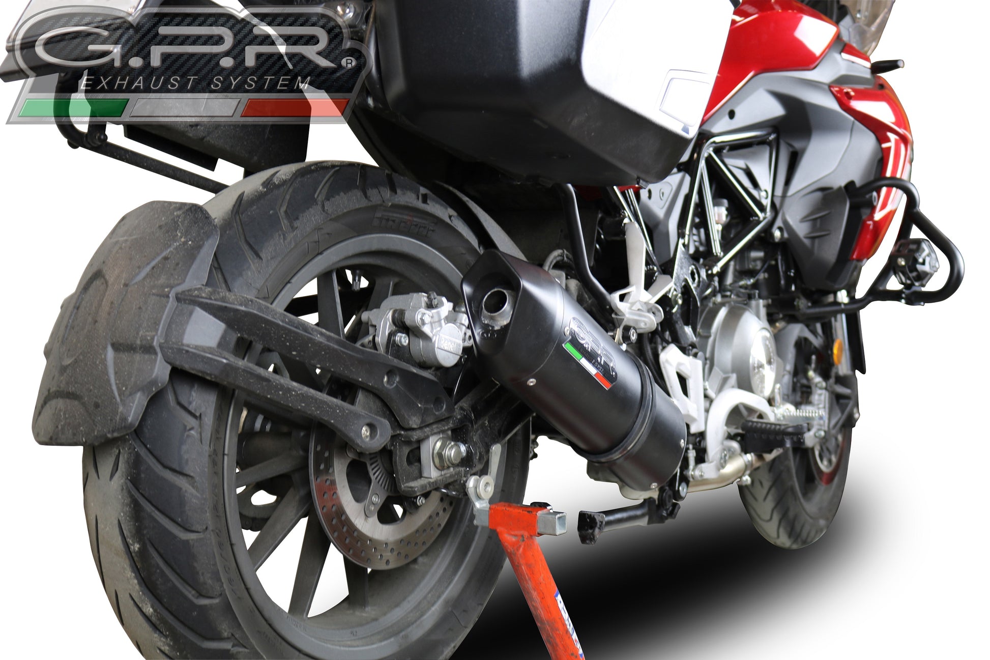 GPR Furore Evo4 Nero Exhaust – Benelli Trk 502 2017/2020 e4 2017/2020 – image 7