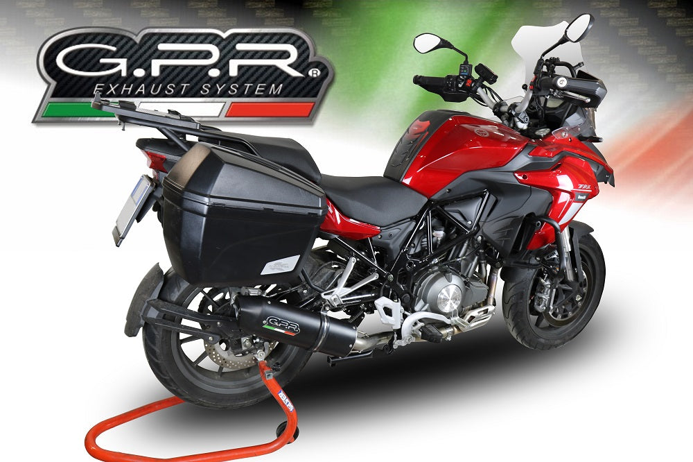 GPR Furore Evo4 Nero Exhaust – Benelli Trk 502 2021/2024 e5 2021/2024 – image 8