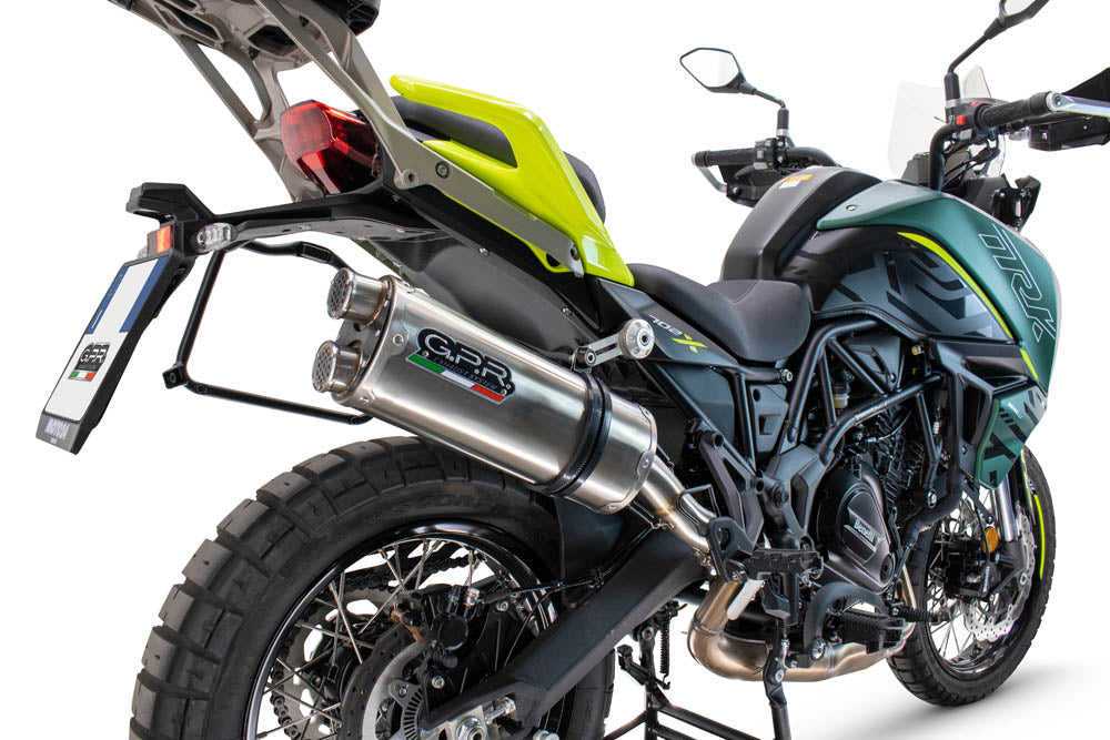 GPR Dual Inox Exhaust – Benelli Trk 702 X 2023/2024 e5 2023/2024 – image 5