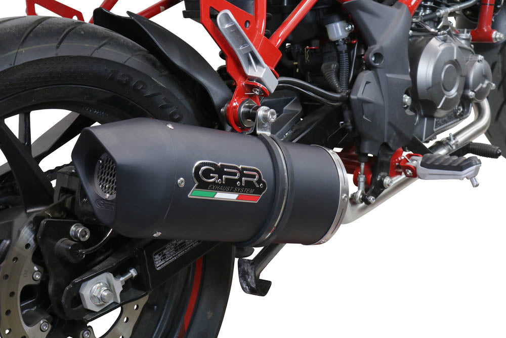 GPR Furore Evo4 Nero Exhaust – Benelli Bn 125 2021/2024 e5 2021/2024 – image 8
