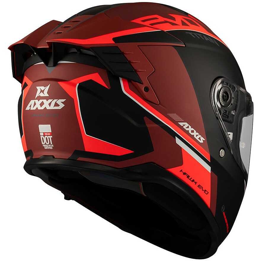 AXXIS Hawk EVO SV Titan B5 Matt Motorcycle Helmet