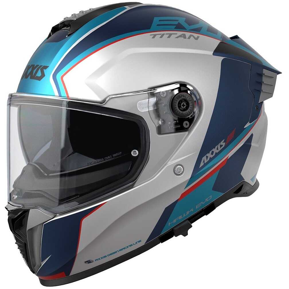 AXXIS Hawk EVO SV Titan A7 Gloss Motorcycle Helmet
