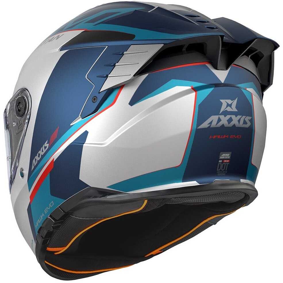 AXXIS Hawk EVO SV Titan A7 Gloss Motorcycle Helmet