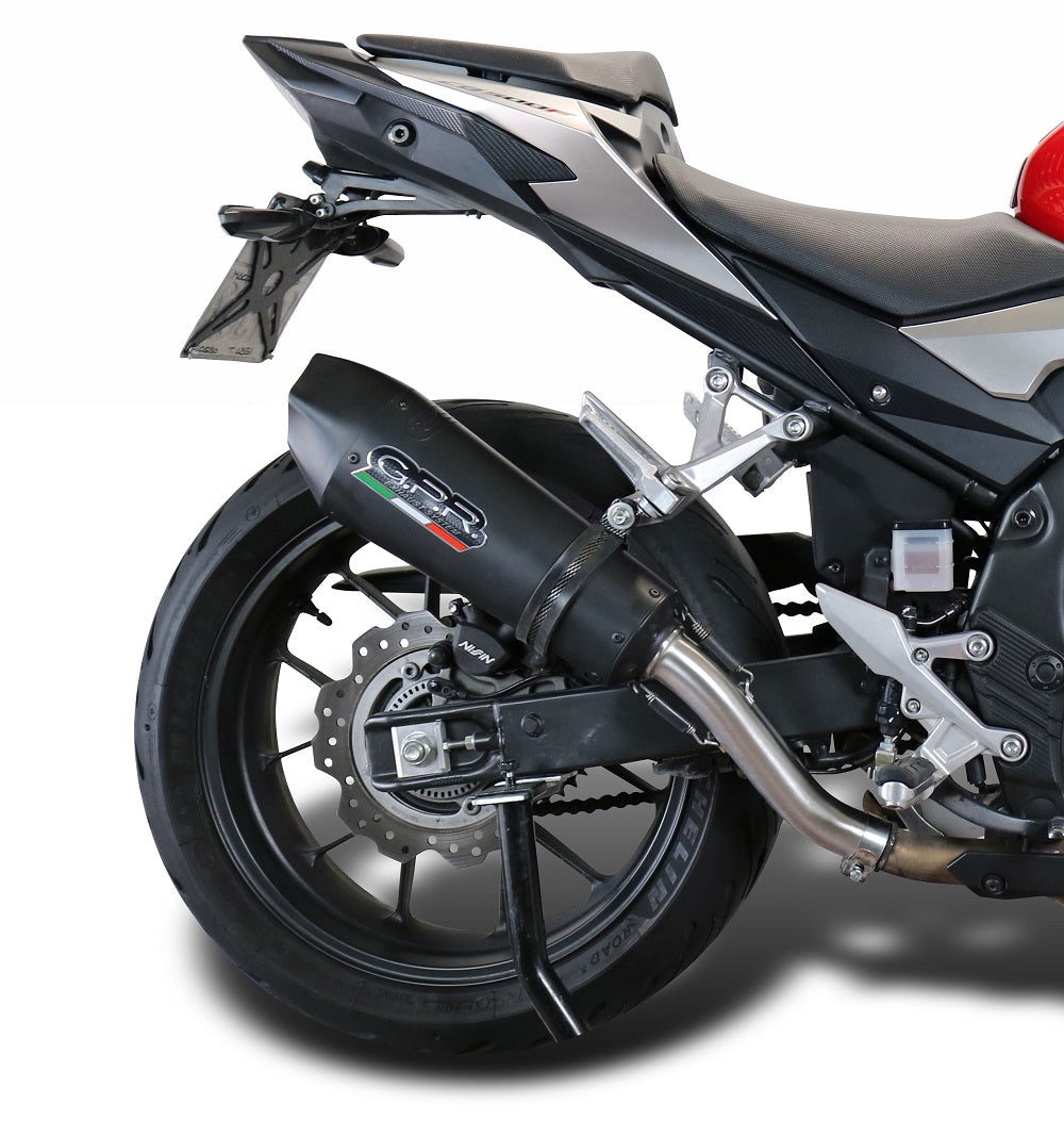 GPR New Grand Prix Evo Black Titanium Exhaust – Honda Cb 500 X 2019/2025 e5 2019/2025 – image 4