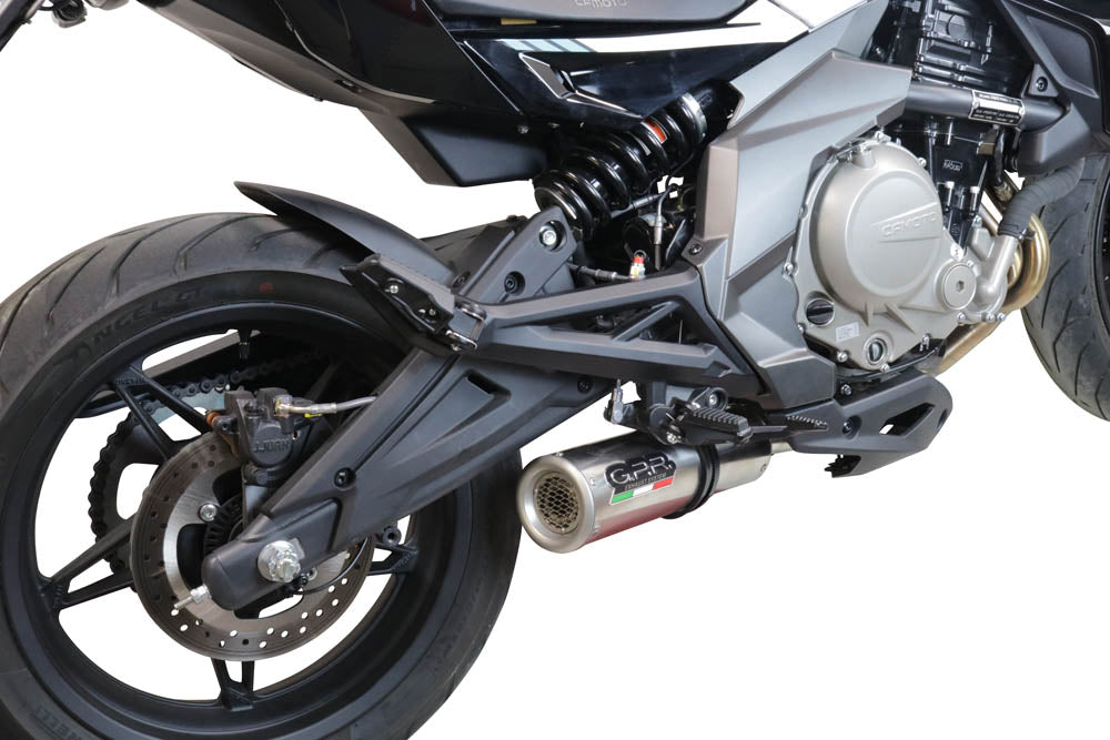 GPR M3 Inox Exhaust – Cf Moto 650 Mt 2019/2020 e4 2019/2020 – image 8
