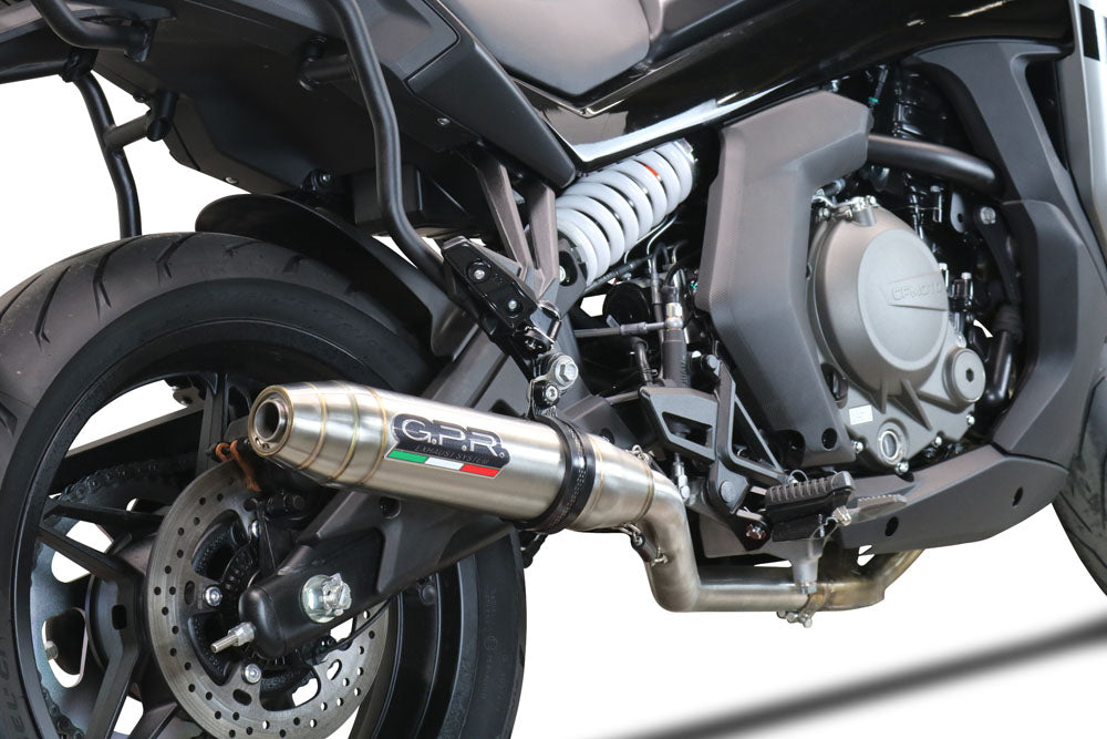GPR Deeptone Inox Exhaust – Cf Moto 650 Gt 2022/2024 e5 2022/2024 – image 7