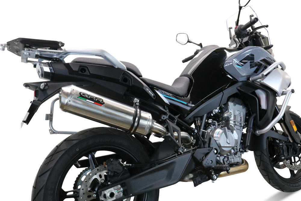 GPR Satinox Exhaust – Cf Moto 800 Mt Touring/Explorer 2025/2026 e5 plus 2025/2026 – image 7