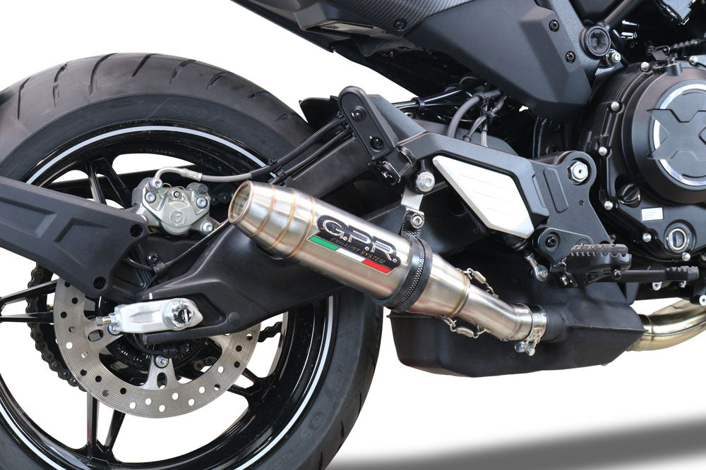 GPR Deeptone Inox Exhaust – Cf Moto 700 CL-X Adv 2022-2024 e5 2022/2024 – image 8