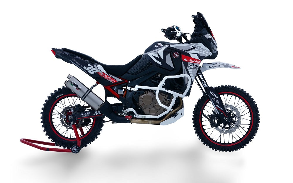GPR Dual Inox Exhaust – Honda Crf 1100 L Africa Twin 2020/2024 e5 2020/2024 – image 4