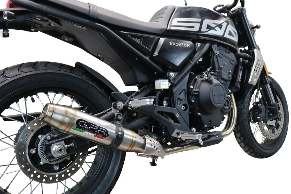 GPR Deeptone Inox Exhaust – Brixton CroSsfire 500 XC 2022-2023 e5 2022/2023 – image 8