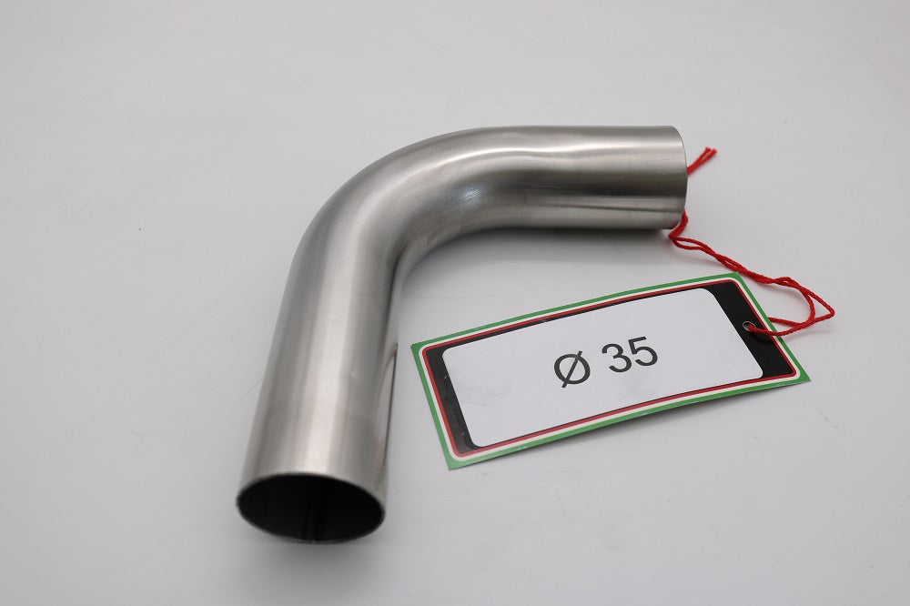 GPR Stainless Steel Bend 38mm Exhaust – Cafè Racer Curva inox - Inox Curve Diam 38 1980/2021
