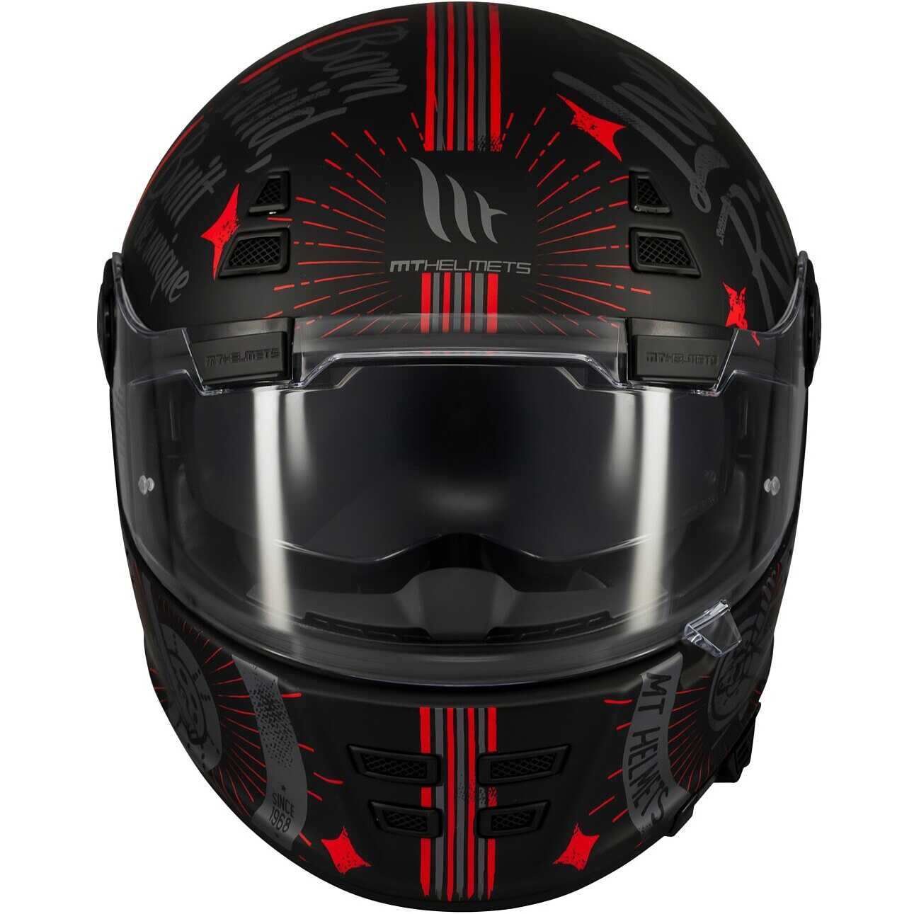 MT JARAMA SV ART MATTE BLACK RED