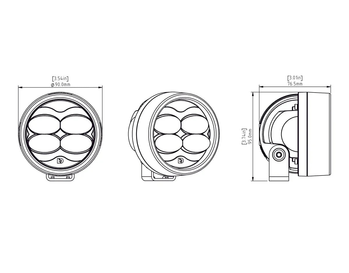 Denali - Fog Light Pod With Datadim™ Technology