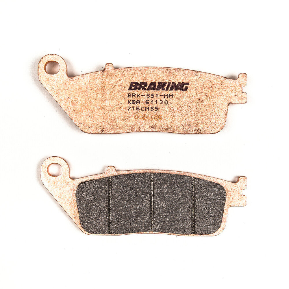 Braking Brake PAD SET Sintered Sport - 716CM55 For Honda Motorcycles 1988-2013 | Triumph Motorcycles 1996-2019 | Victory Motorcycles 2008
