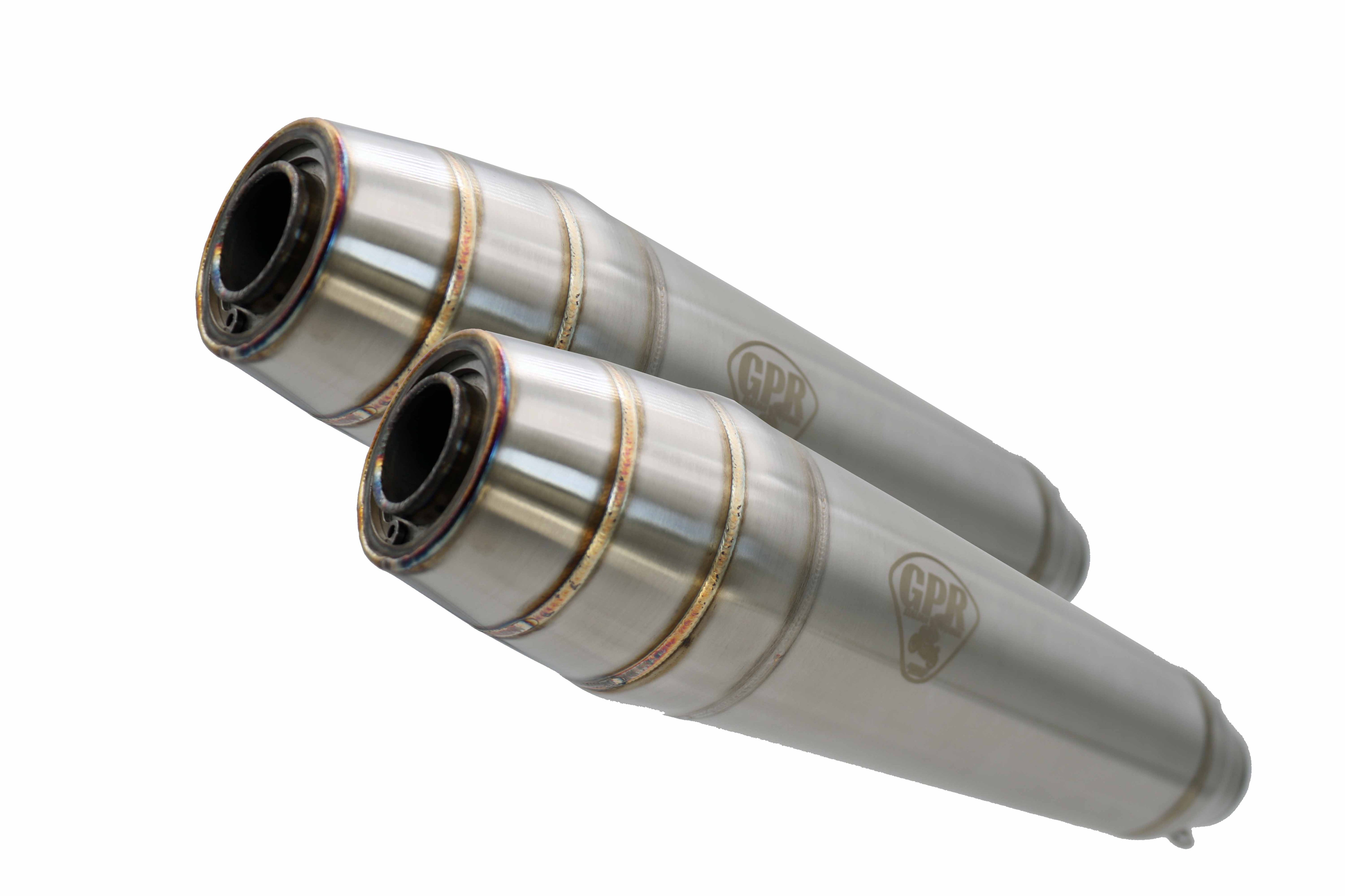 GPR Deeptone Inox Cafè Racer Exhaust – Moto Guzzi V 50 1977/1987 1977/1987 – image 2