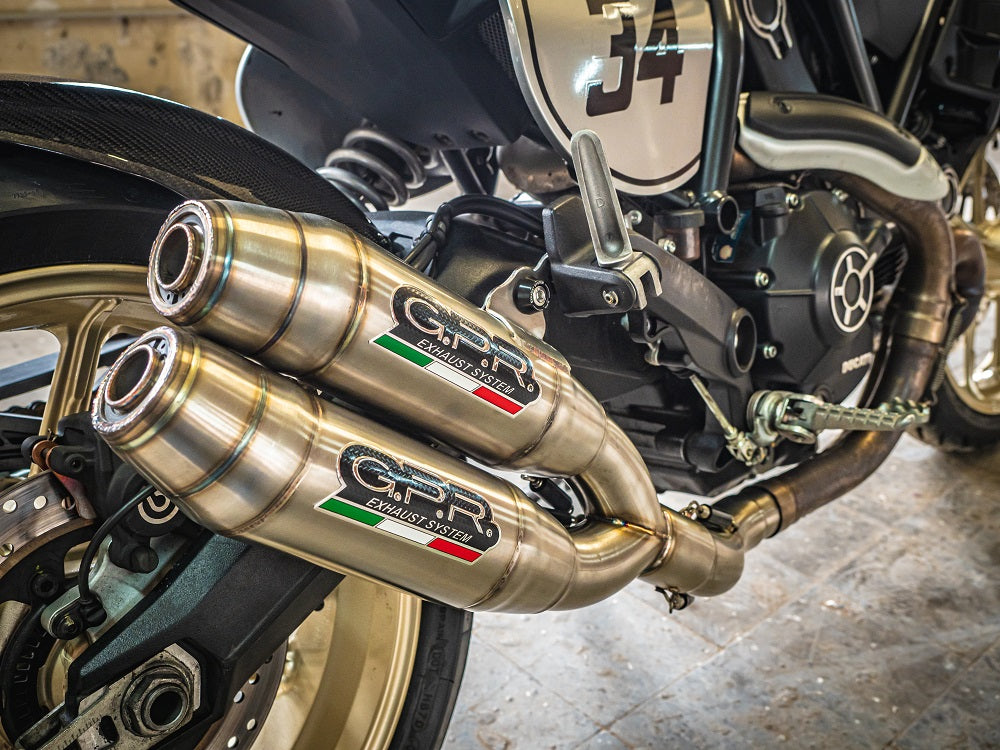 GPR Deeptone Inox Exhaust – Ducati Scrambler 800 2017/2020 e4 2017/2020 – image 8