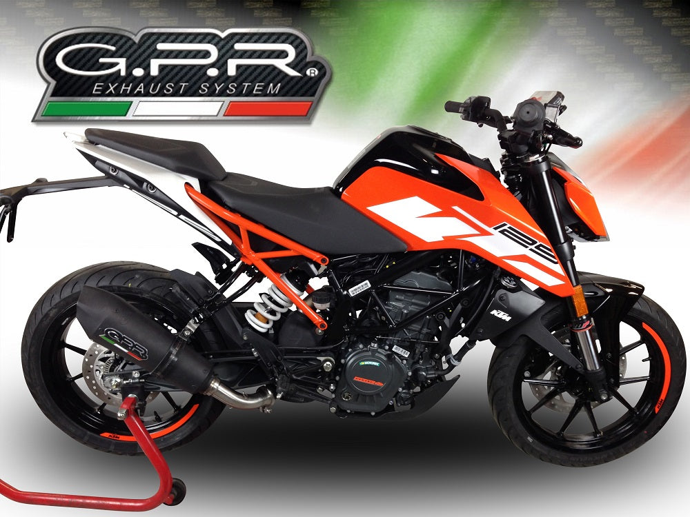 GPR New Grand Prix Evo Black Titanium Exhaust – Ktm Duke 390 2017/2020 e4 2017/2020 – image 4