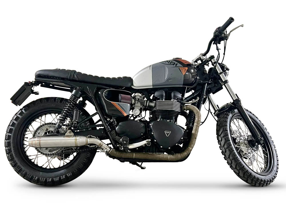 GPR Deeptone Inox Exhaust – Triumph BONNEVILLE T100 2001/14 2001/2014 – image 2